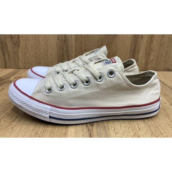 CONVERSE Chuck Taylor ALL STAR OX 159485F Low Top Natural Ivory Sz M6.5 Wm 8.5 - Picture 3 of 14